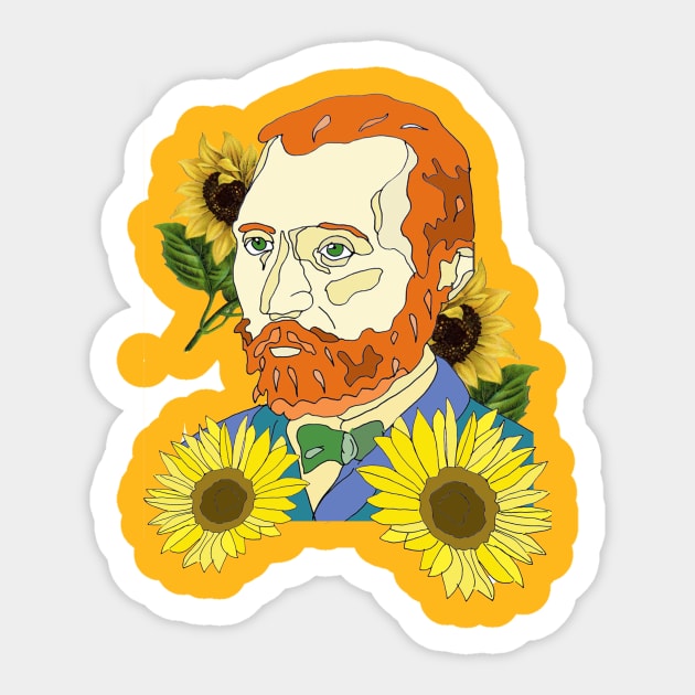 Van gogh stickers outlet